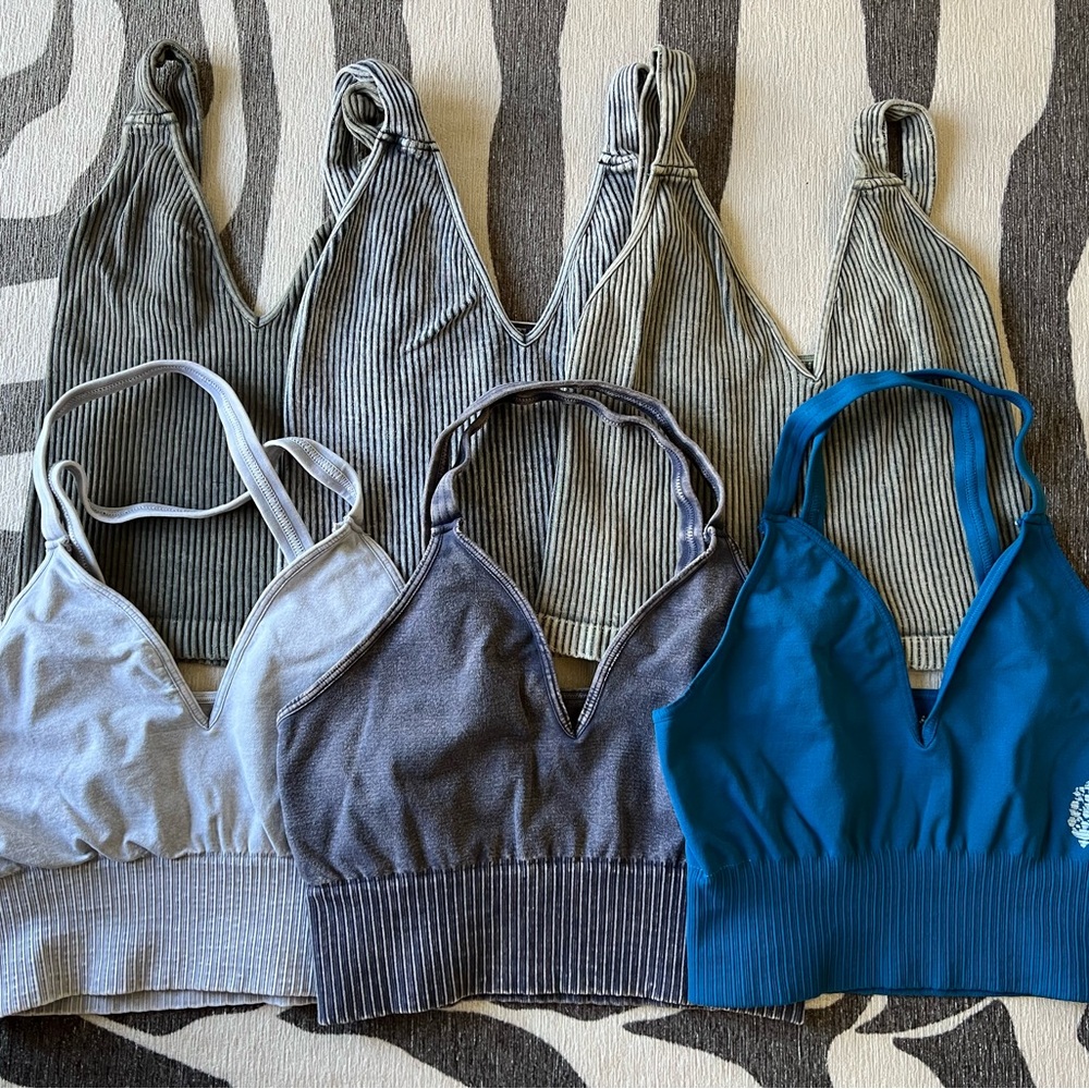 Bundle of 6 Free People FP Movement tank tops